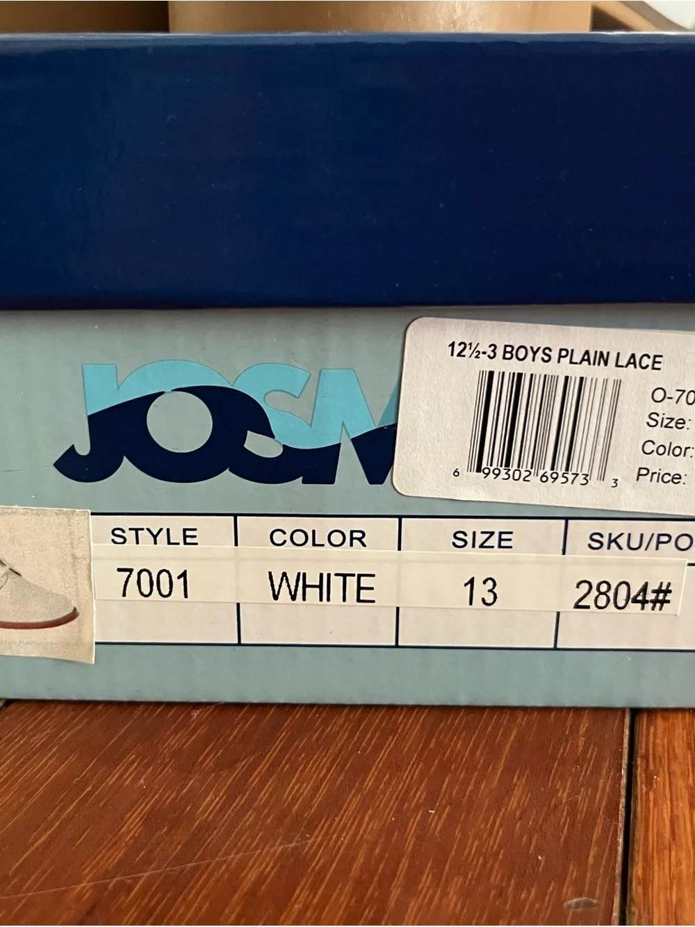 Classic White Lace-Up Boys Oxford communion Shoes - Josmo